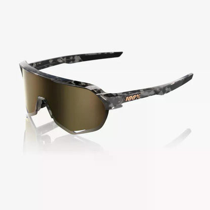 S2 - Gloss Black Havana / Soft Gold Mirror Lens