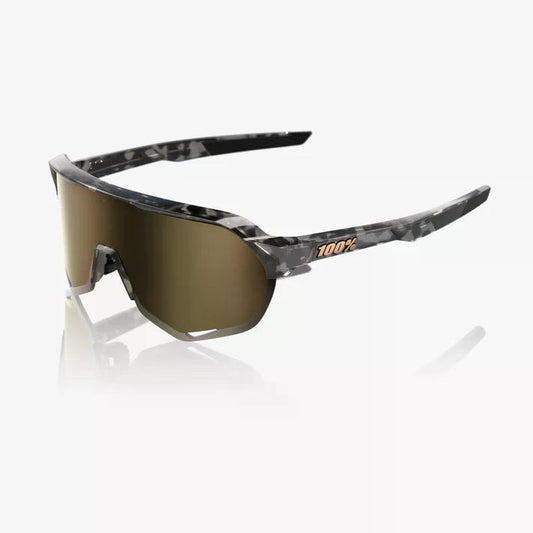 S2 - Gloss Black Havana / Soft Gold Mirror Lens