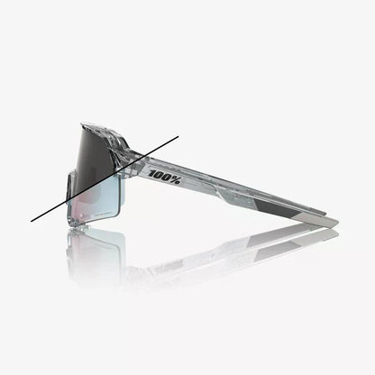 S3 - Polished Translucent Grey / Rose Gold Mirror Photochromic Lens