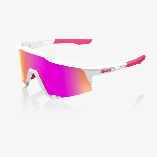 SPEEDCRAFT - Matte White / Pink - HiPER Vital Pink Mirror Lens
