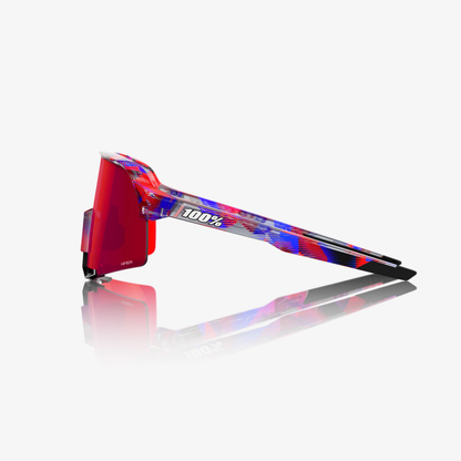 S3 FDJ Gloss Translucent Red/Blue - HiPER Fire Red Mirror Lens