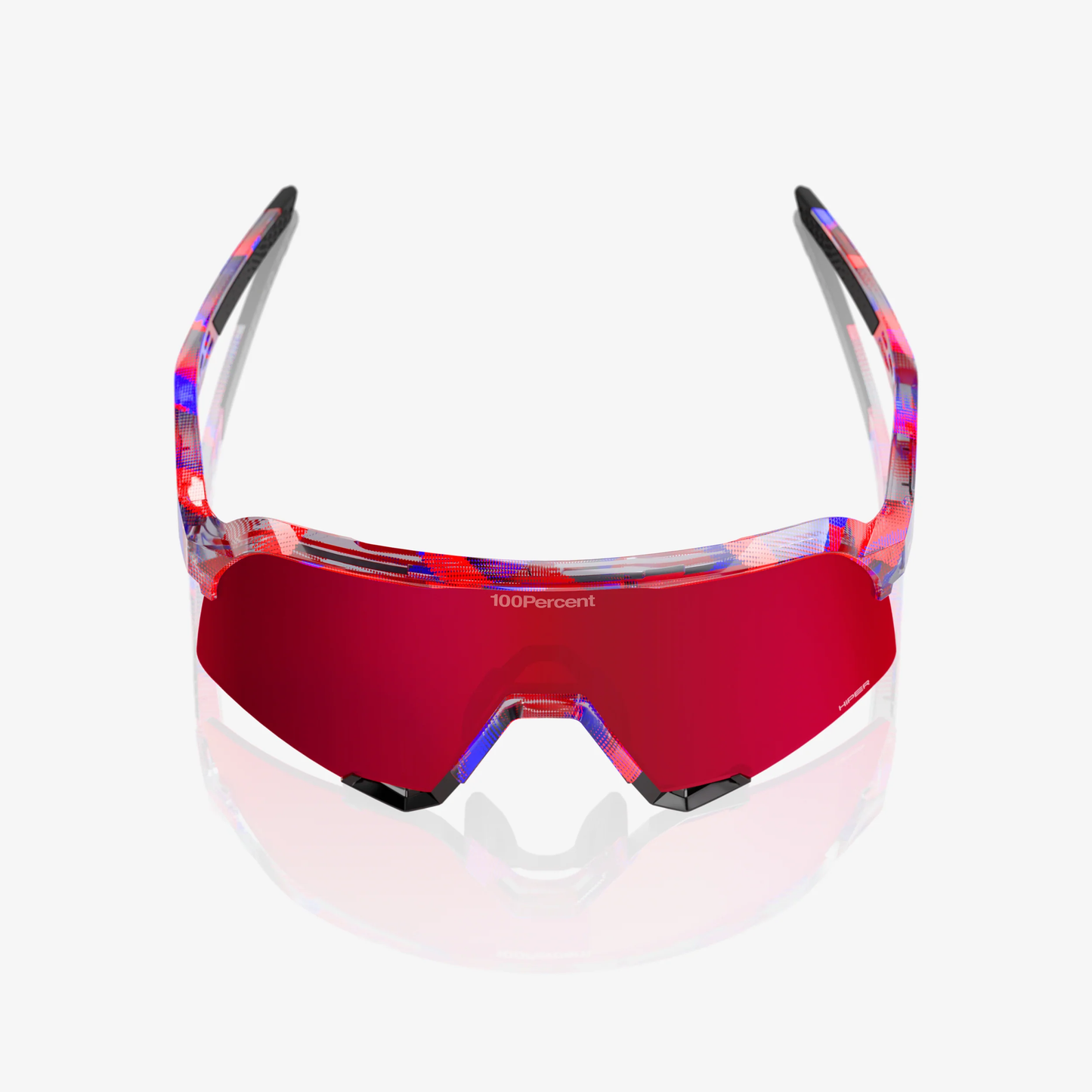 S3 FDJ Gloss Translucent Red/Blue - HiPER Fire Red Mirror Lens