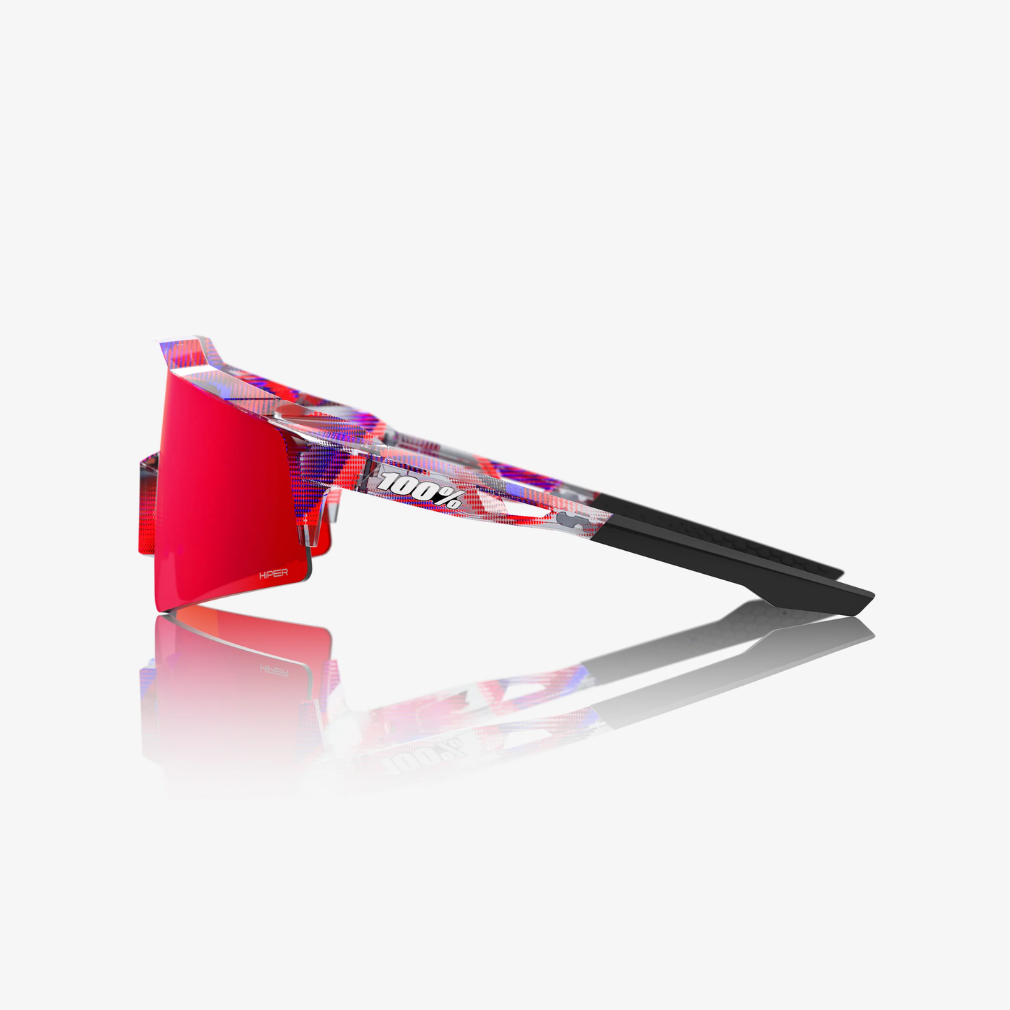 SPEEDCRAFT SL FDJ Gloss Translucent Red/Blue - HiPER Fire Red Mirror Lens