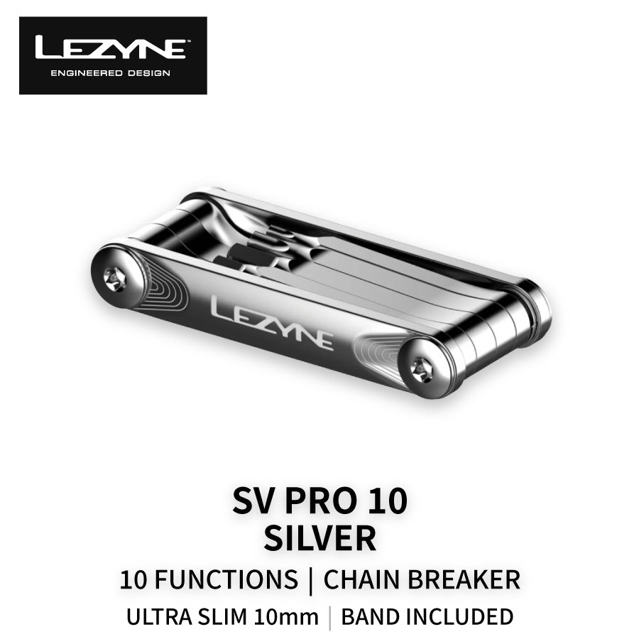 LEZYNE SV PRO 10 自転車 マルチツール 10機能 チェーンカッター バンド付属 携帯工具