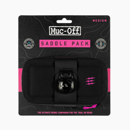 MUC-OFF SADDLE PACK MEDIUM サドルバッグ 0.7L Fitgo ダイヤル式 撥水 軽量95g ブラック