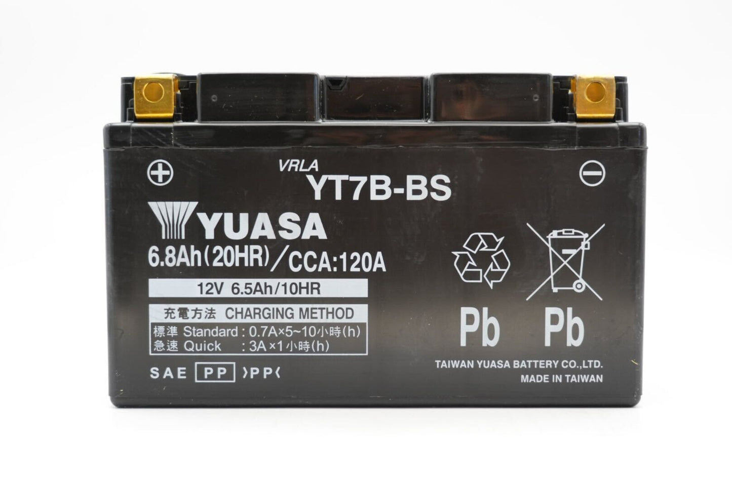 台湾ﾕｱｻﾊﾞｯﾃﾘｰ YT7B-BS（GT7B-4 / FT7B-4互換）密閉型MFバッテリー