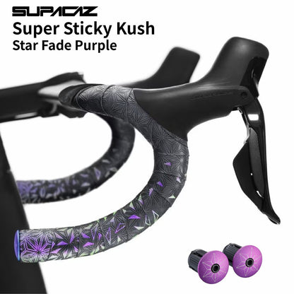 SUPACAZ Super Sticky Kush Star Fade バーテープ ロードバイク 高グリップ 振動吸収 左右セット（選べる4カラー）