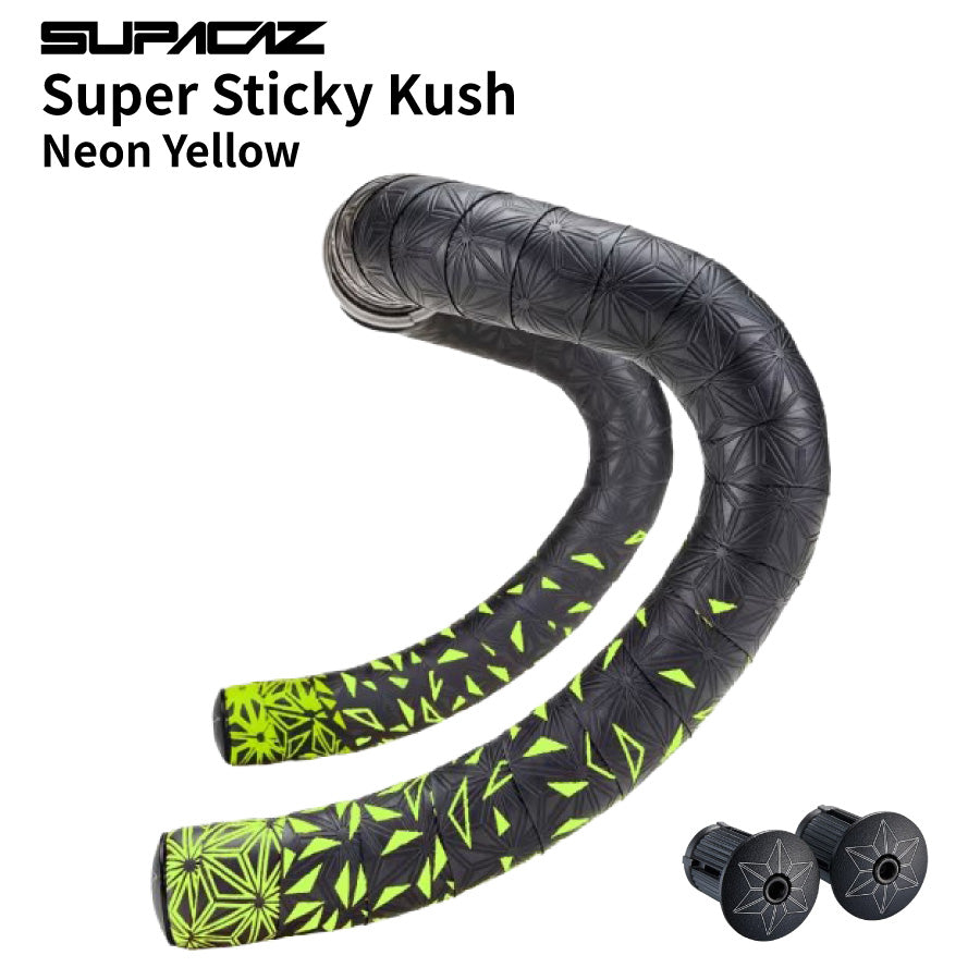 SUPACAZ Super Sticky Kush Star Fade バーテープ ロードバイク 高グリップ 振動吸収 左右セット（選べるカラー）