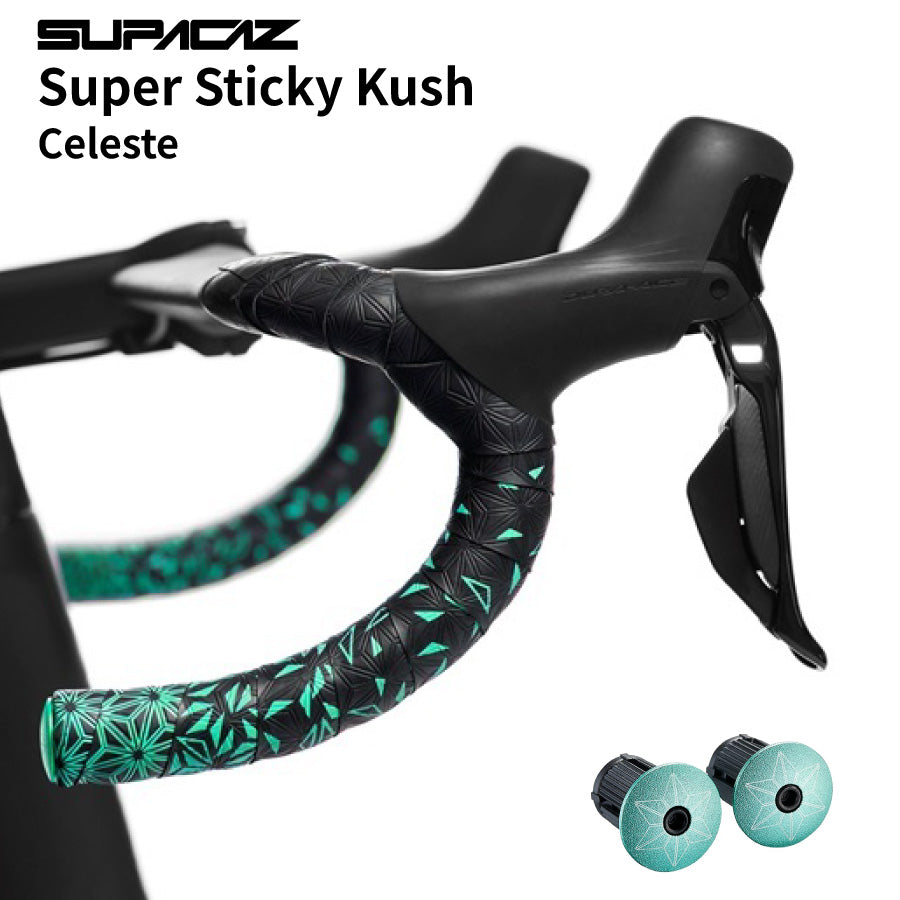 SUPACAZ Super Sticky Kush Star Fade バーテープ ロードバイク 高グリップ 振動吸収 左右セット（選べるカラー）