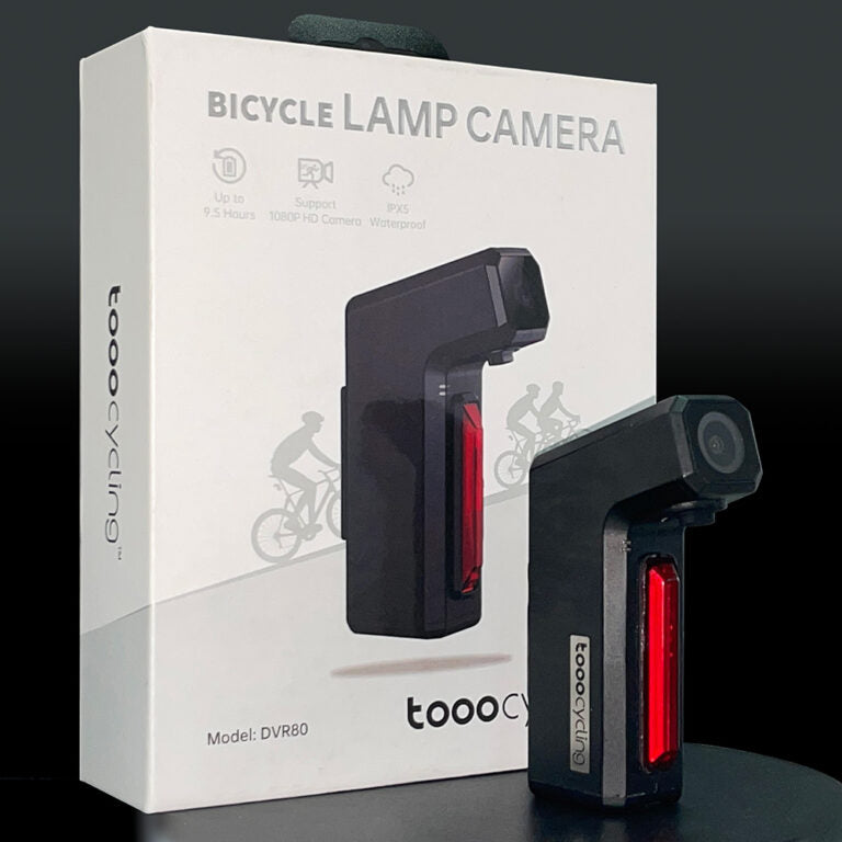 【在庫一掃SALE】tooocycling DVR80 Bicycle Lamp Camera 自転車 ドライブレコーダー リアカメラ 1080P 60FPS テールライト