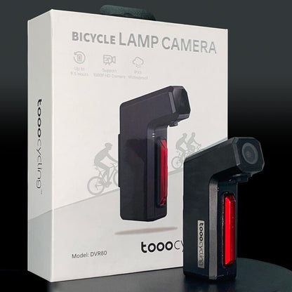 【在庫一掃SALE】tooocycling DVR80 Bicycle Lamp Camera 自転車 ドライブレコーダー リアカメラ 1080P 60FPS テールライト