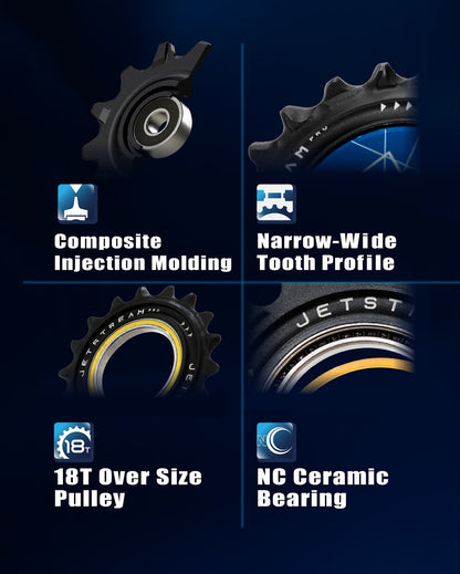 Jetstream Pro AOPW-AERO Pulley WheelKits(12-18T) ビッグプーリーキット